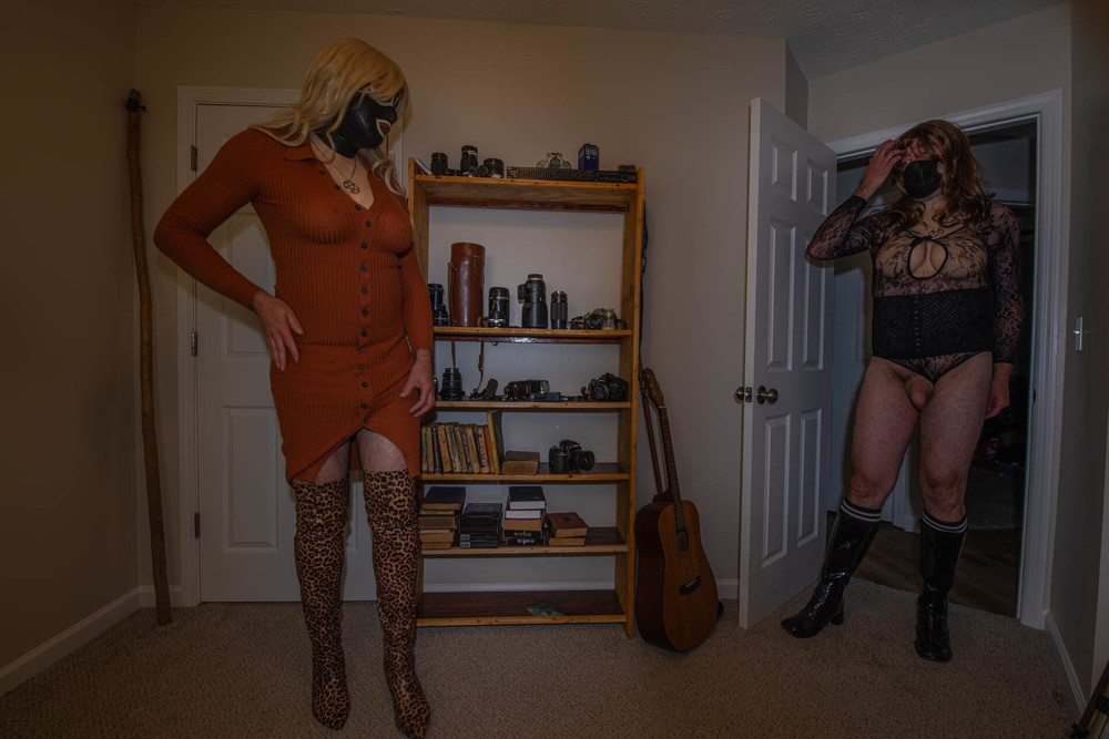 Crossdresser Jon Scarecrow composite photo shoot #19
