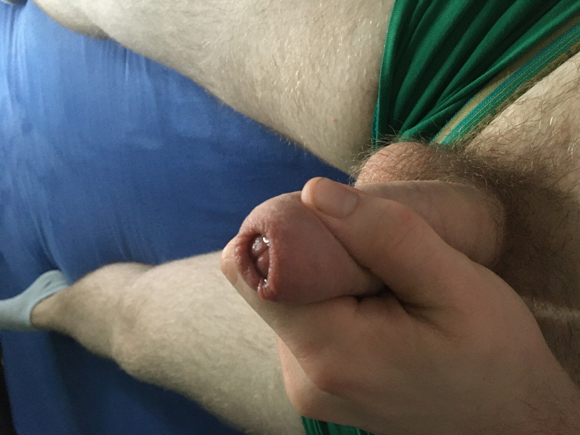 Hairy Dick And Balls Cockhead Foreskin Play With Pre- Cum #46