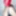 Woman in red mask