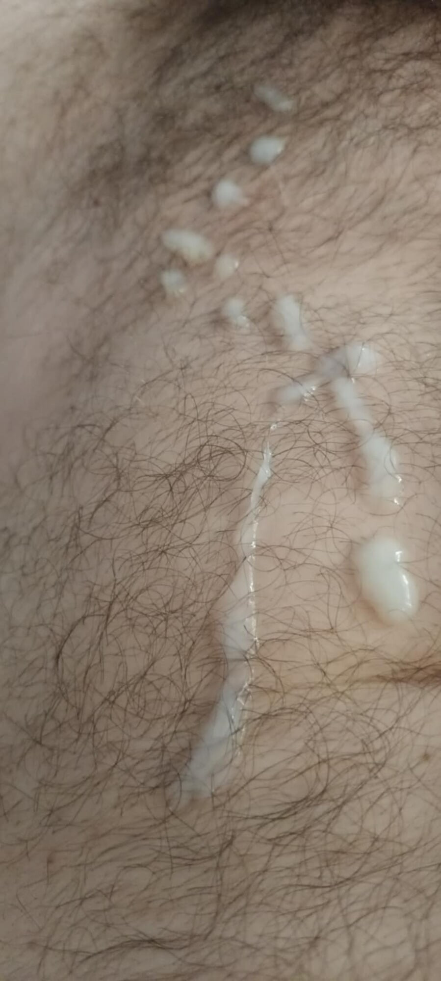 My big white meaty uncut cock #4