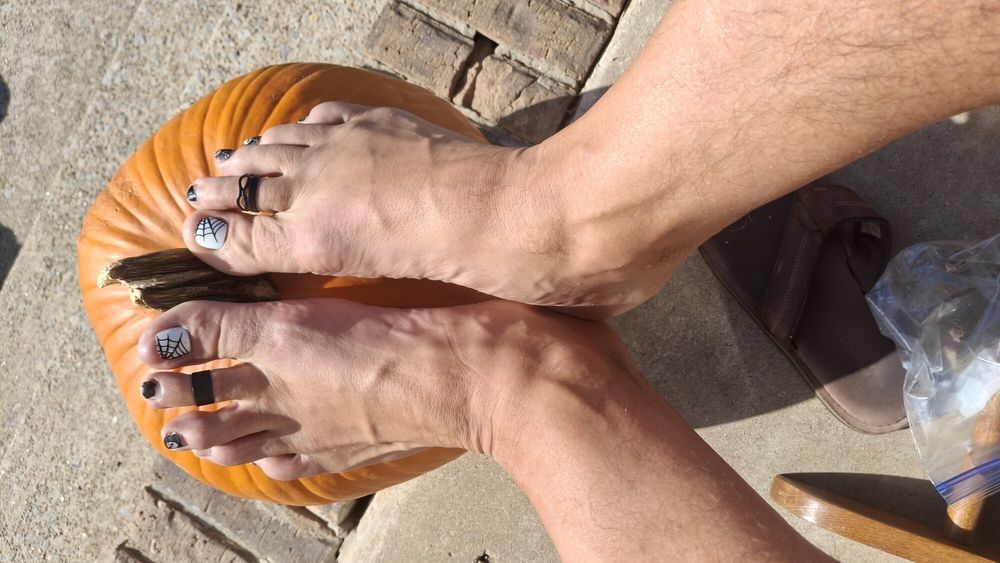 Pumpkins Feet and Cock #5