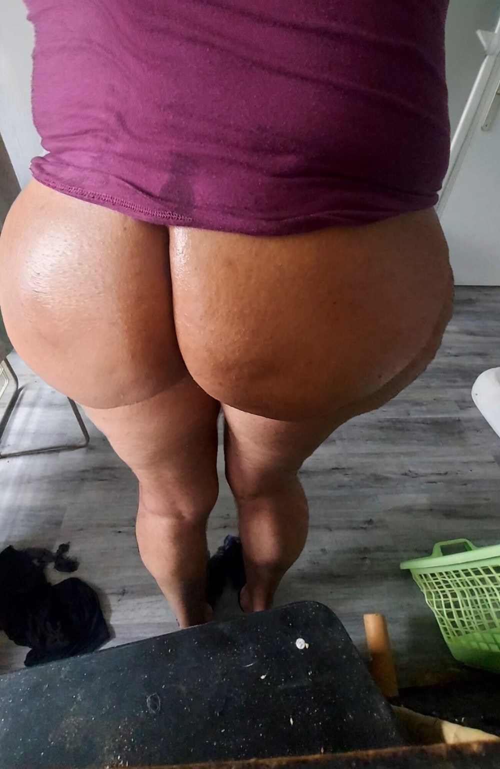 Jerk your cocks on my big buttocks please guys  #6