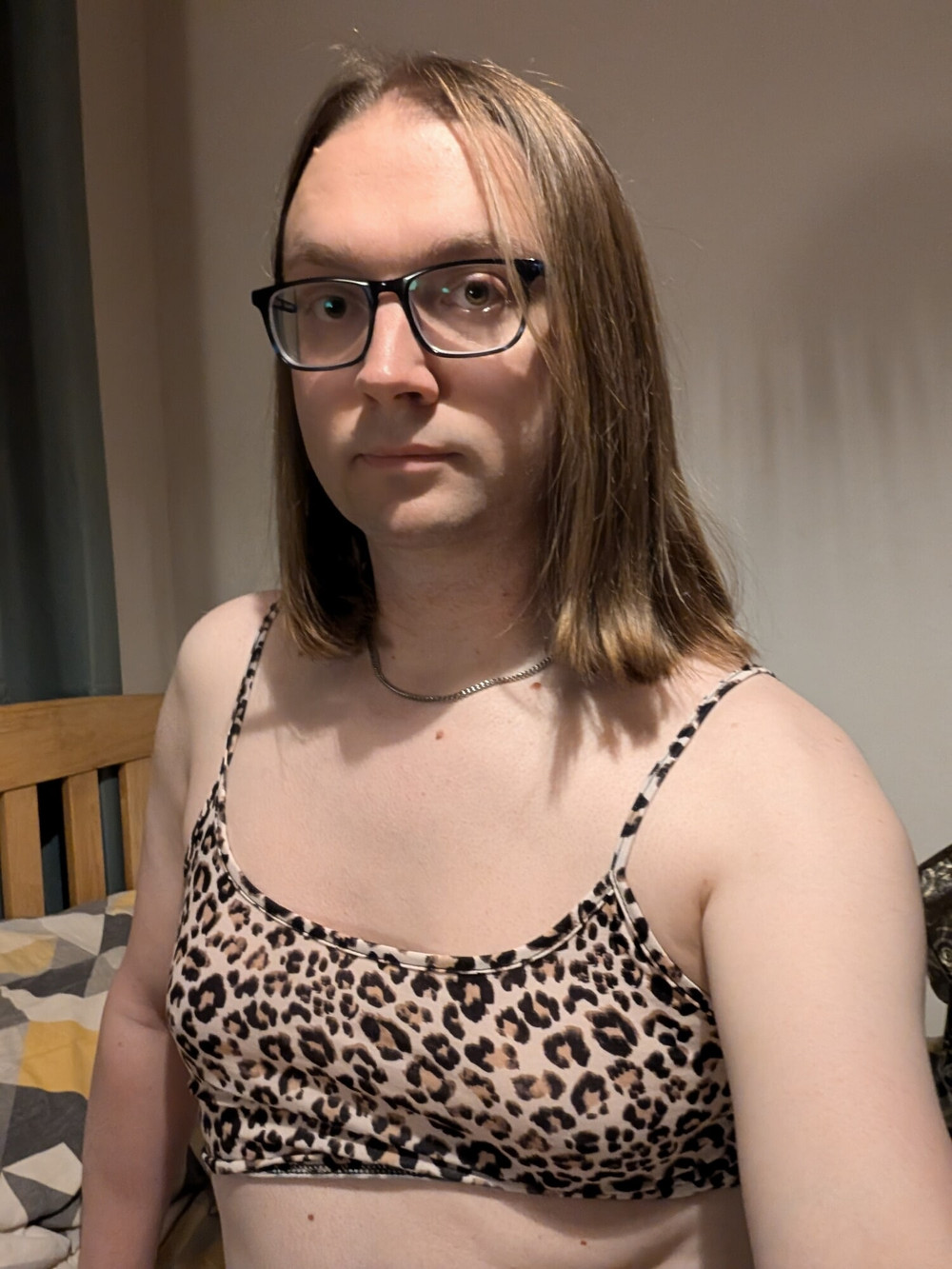 Leopard Skin Crop Top #3
