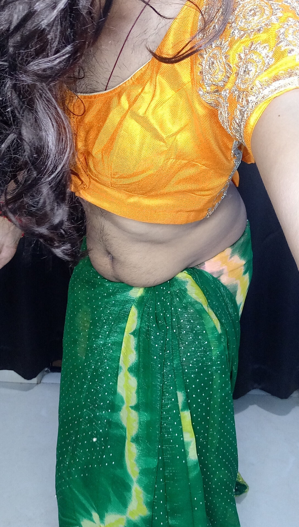 My stepmom last night wear this saree  #6