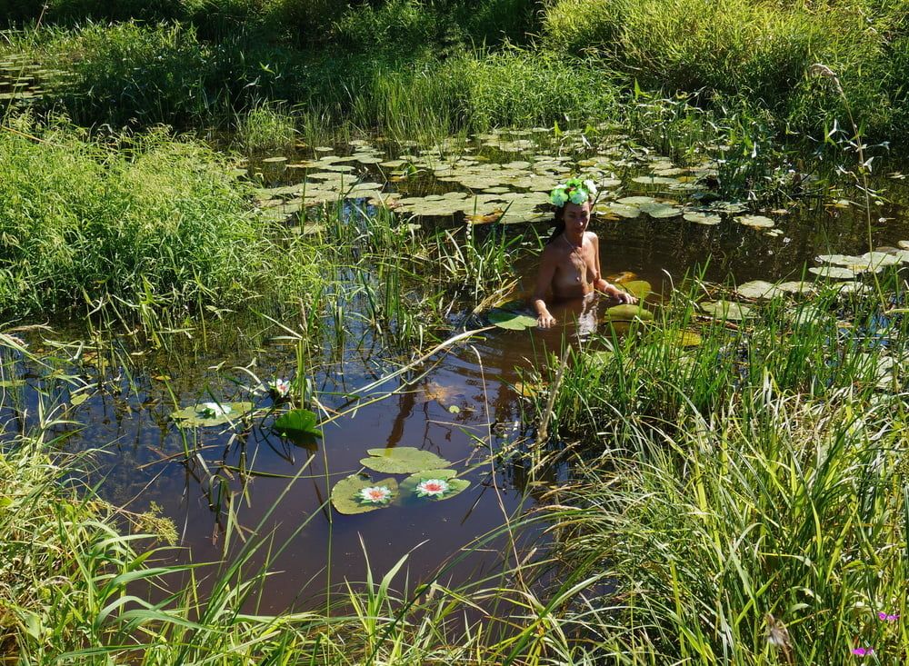 Nude in lazy river #35