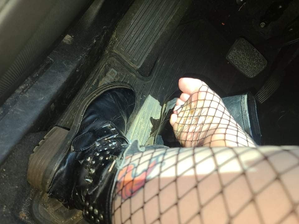 Feet in the car  #8