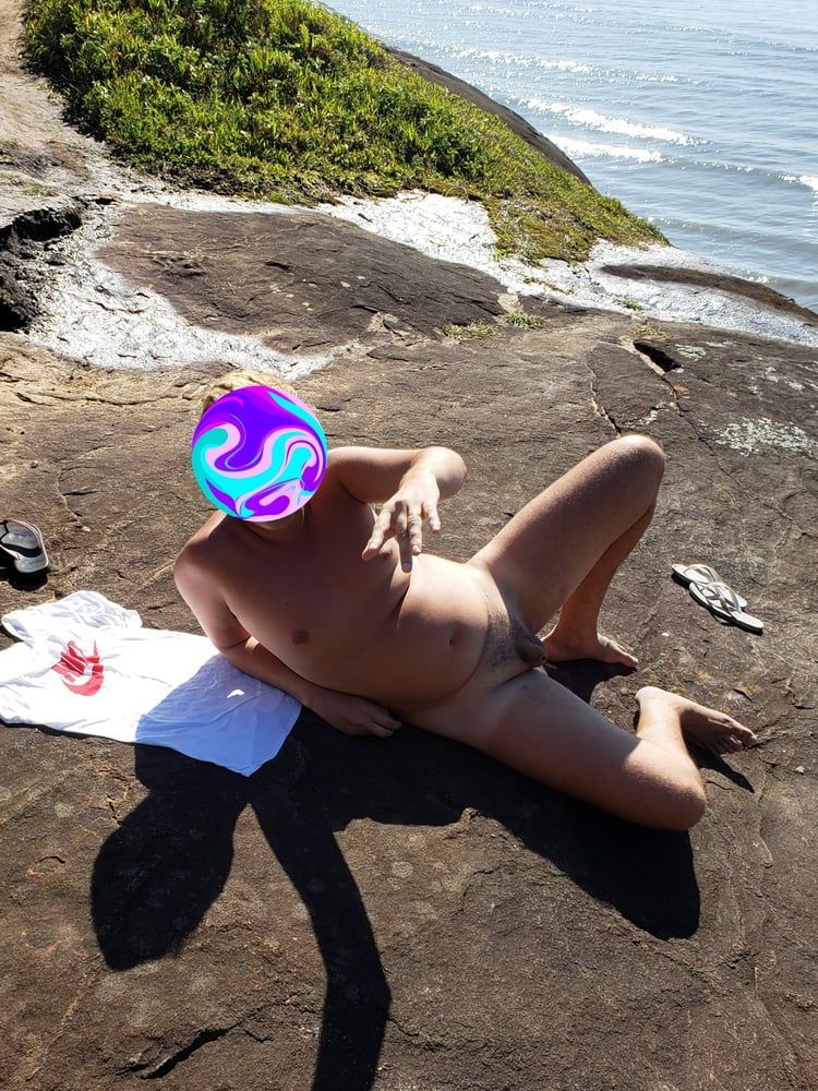 Us, Married Couple Naked Beach (no nudism allowed LOL)  #13