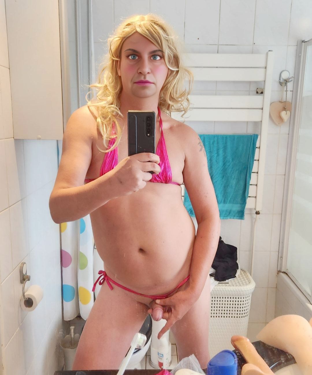 Barbie tgirl crossdresser Famke sissy slut #24