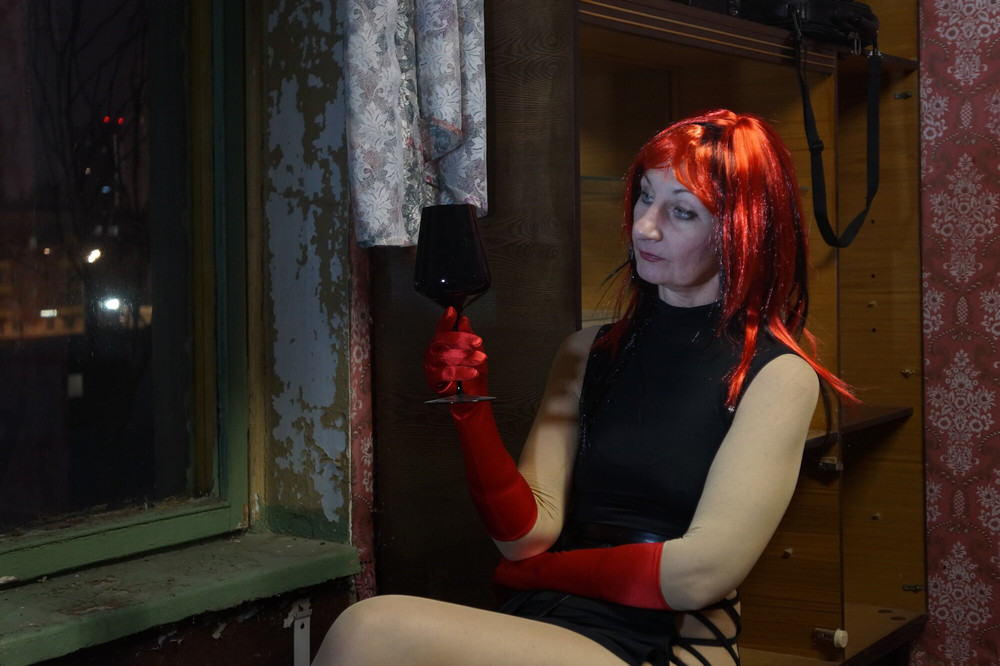 At the evening window #3