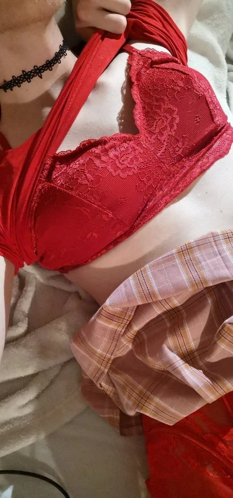 Femboy Sammy in Red #6