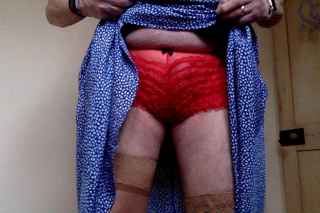 Red Frilly Knickers