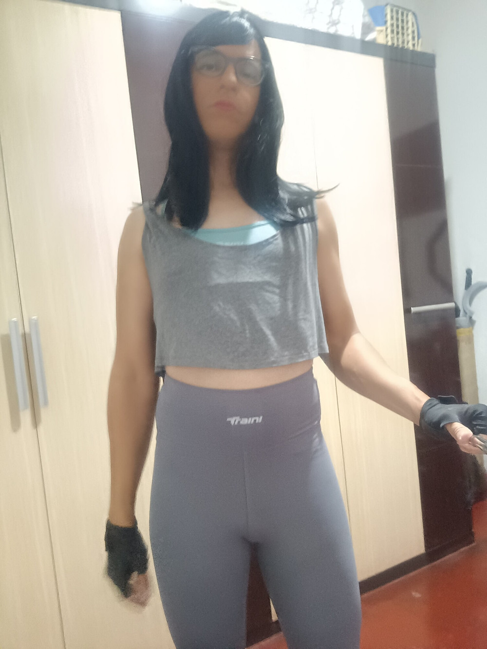 Sakura Nakamura Skinner legging Grey  #55