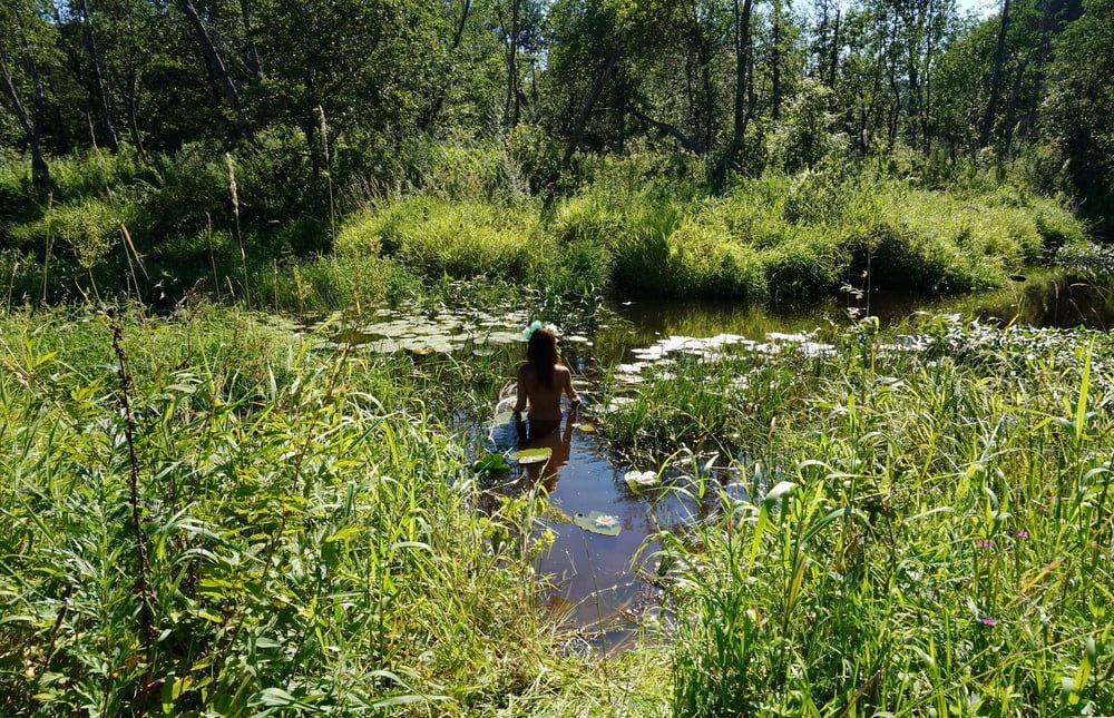 in a weedy pond #30
