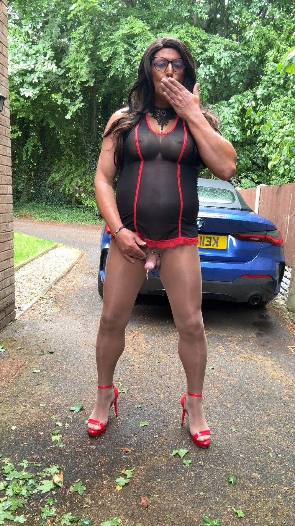 Sexy Crossdresser Kellycd2022 in sexy outfit and pantyhose  #30