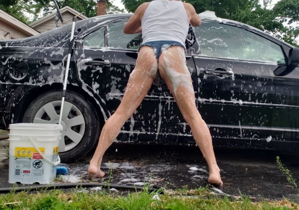 Daisy Duke Shorts Car Wash #16