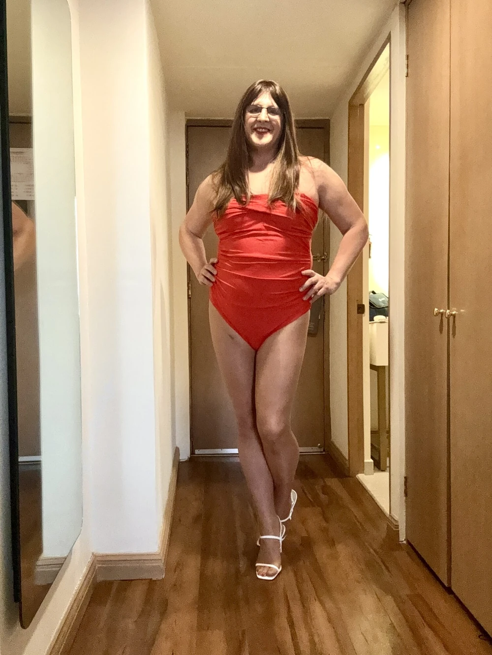 Red swimsuit  #3
