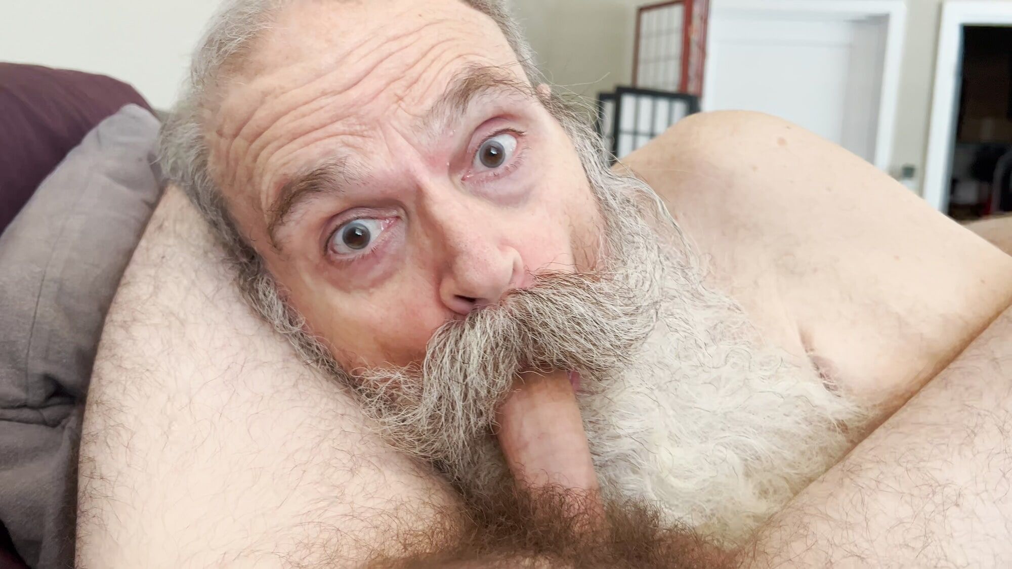 Big Moustache Sucking Cock