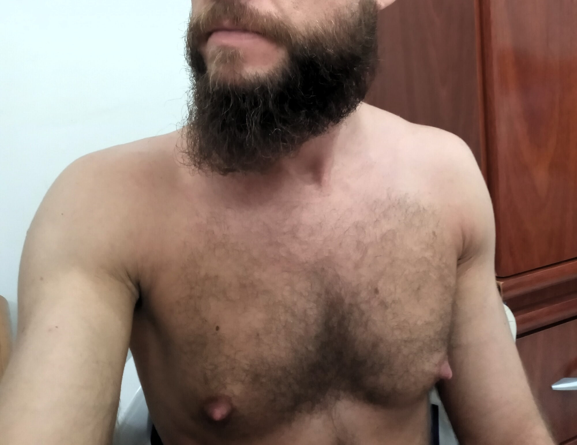 Beard, Hairy Chest and Big Nipples #10