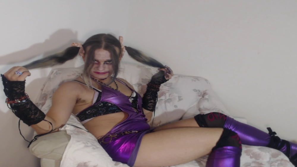 Violet Sissy Bimbo Harley Quinn Uniform Brandynette Aug 2019 #3