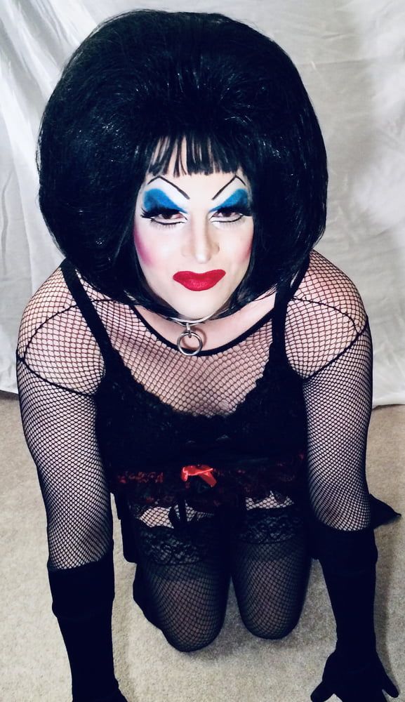 Heavy Makeup Sissy Slut Debra Shows off to please cock! #31