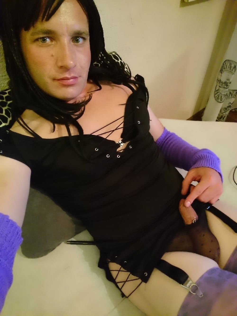 Hot sexy Sissy slutty bitch alone at home