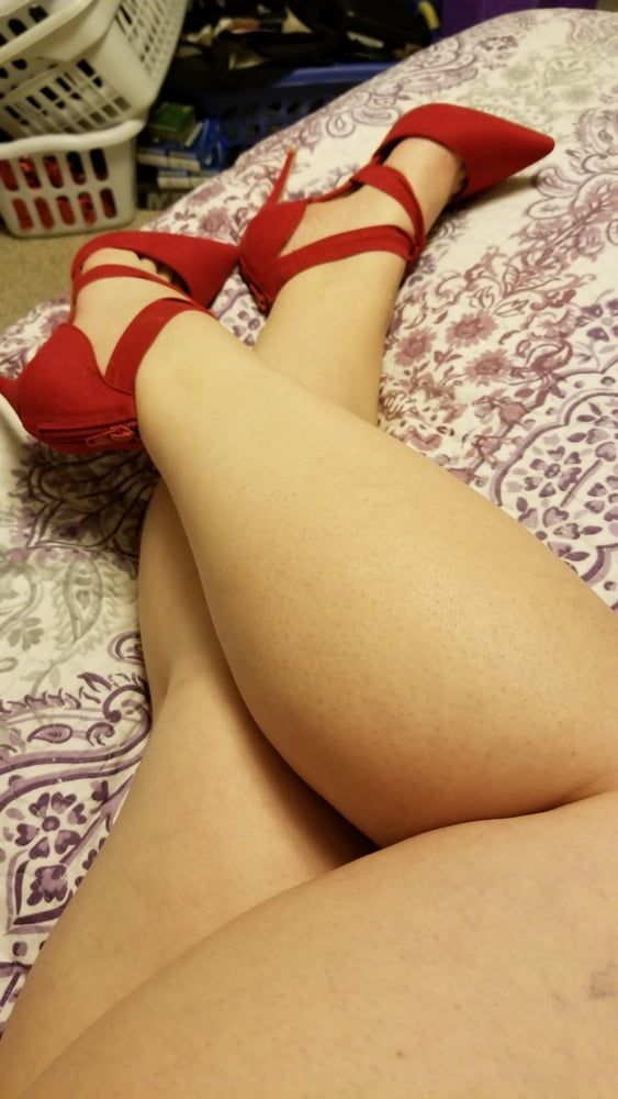 Playing in my shoe closet pretty feet heels flats milf  wife #13
