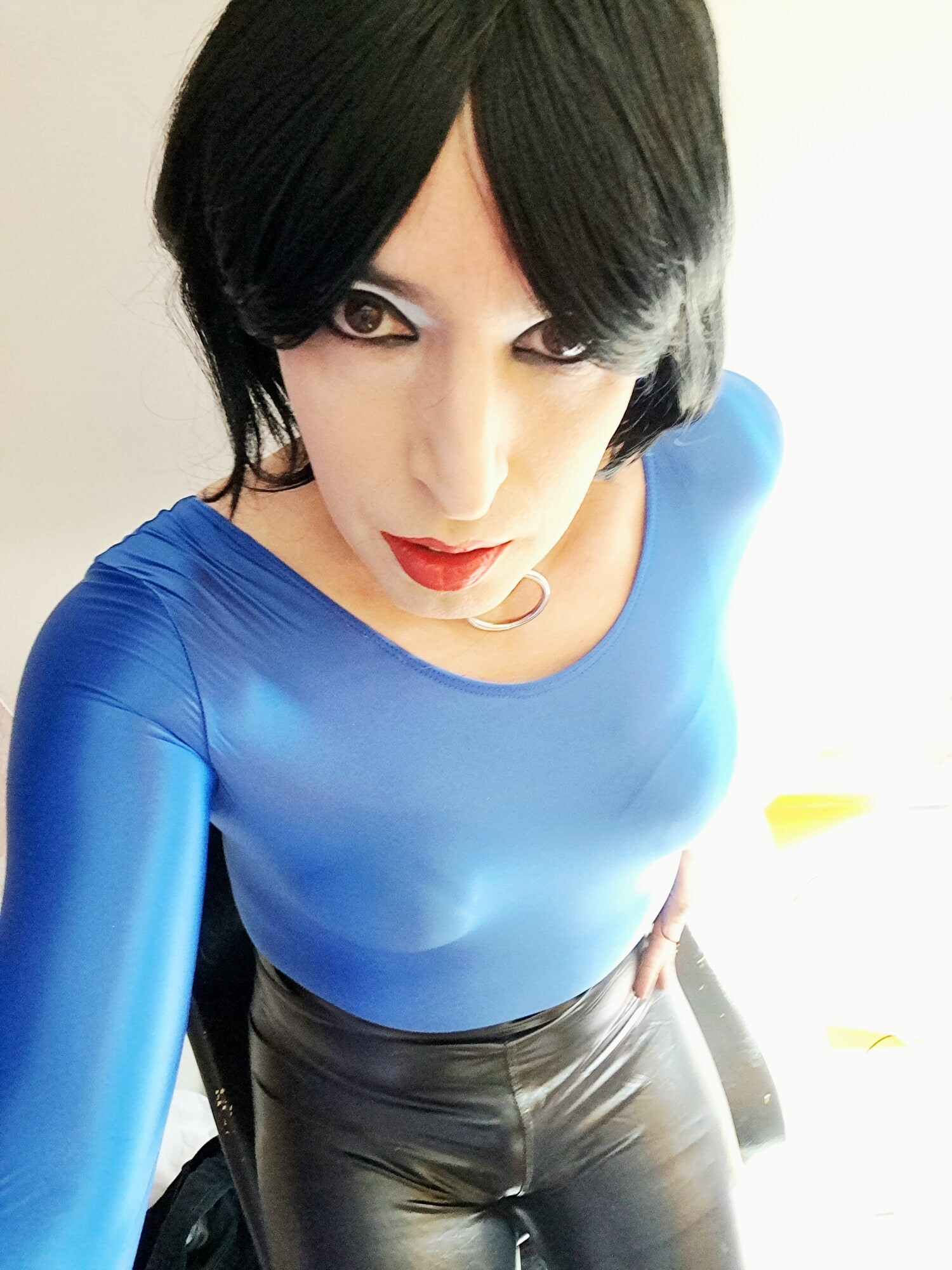Blue body and black leggins #22