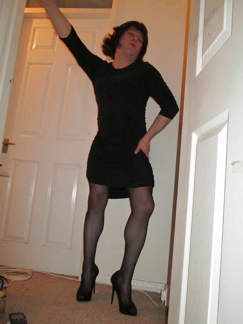 NEW LIPSY DRESS, CROTCHLESS TIGHTS AND SILK KNICKERS! #12