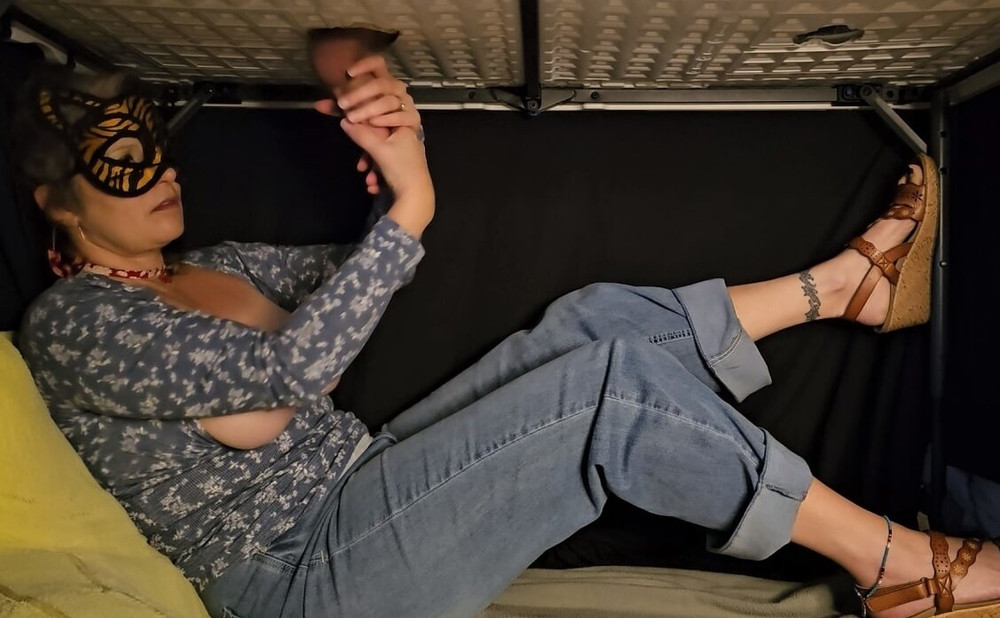 CUM SLUT Mommy loves big CUM load dumped on hands and TITS #44