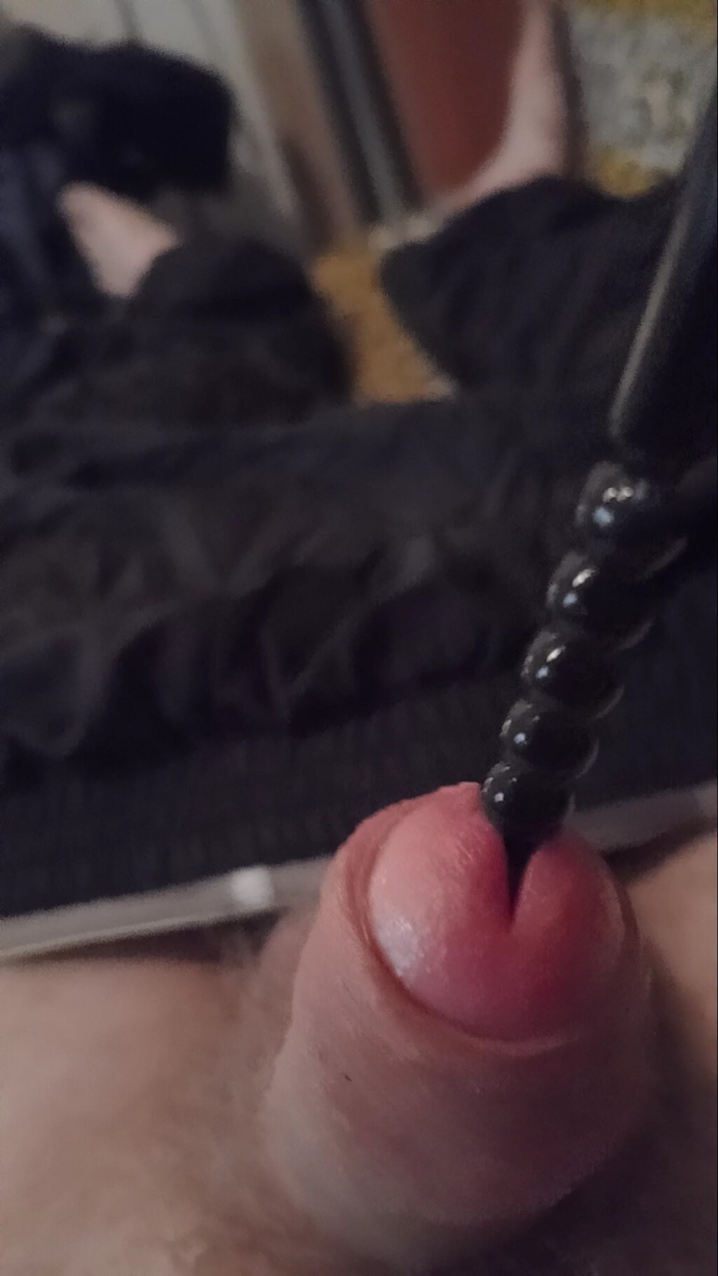cuming with penis extender #3