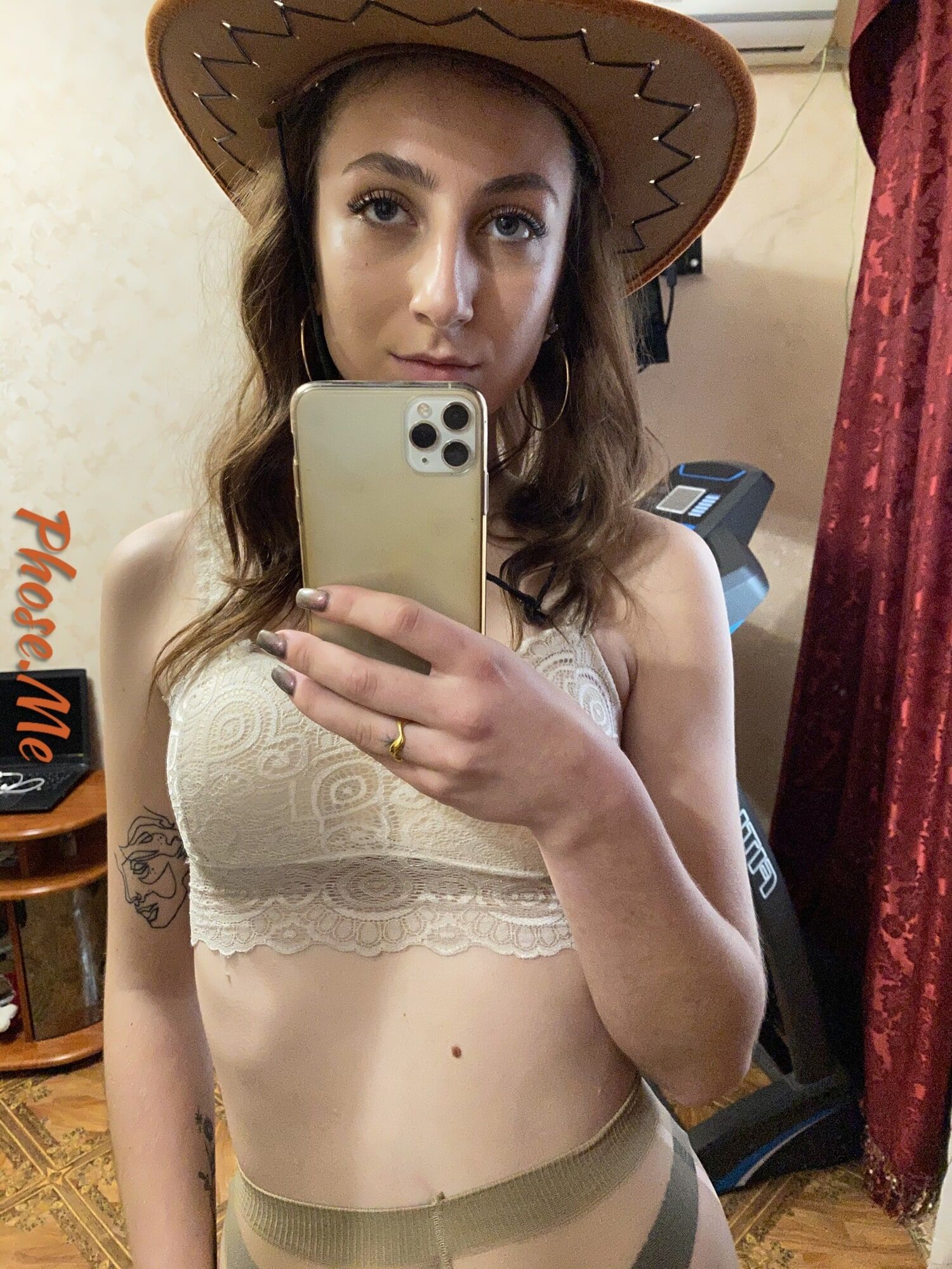 Sexy Selfies From A Cowgirl In Pantyhose #16