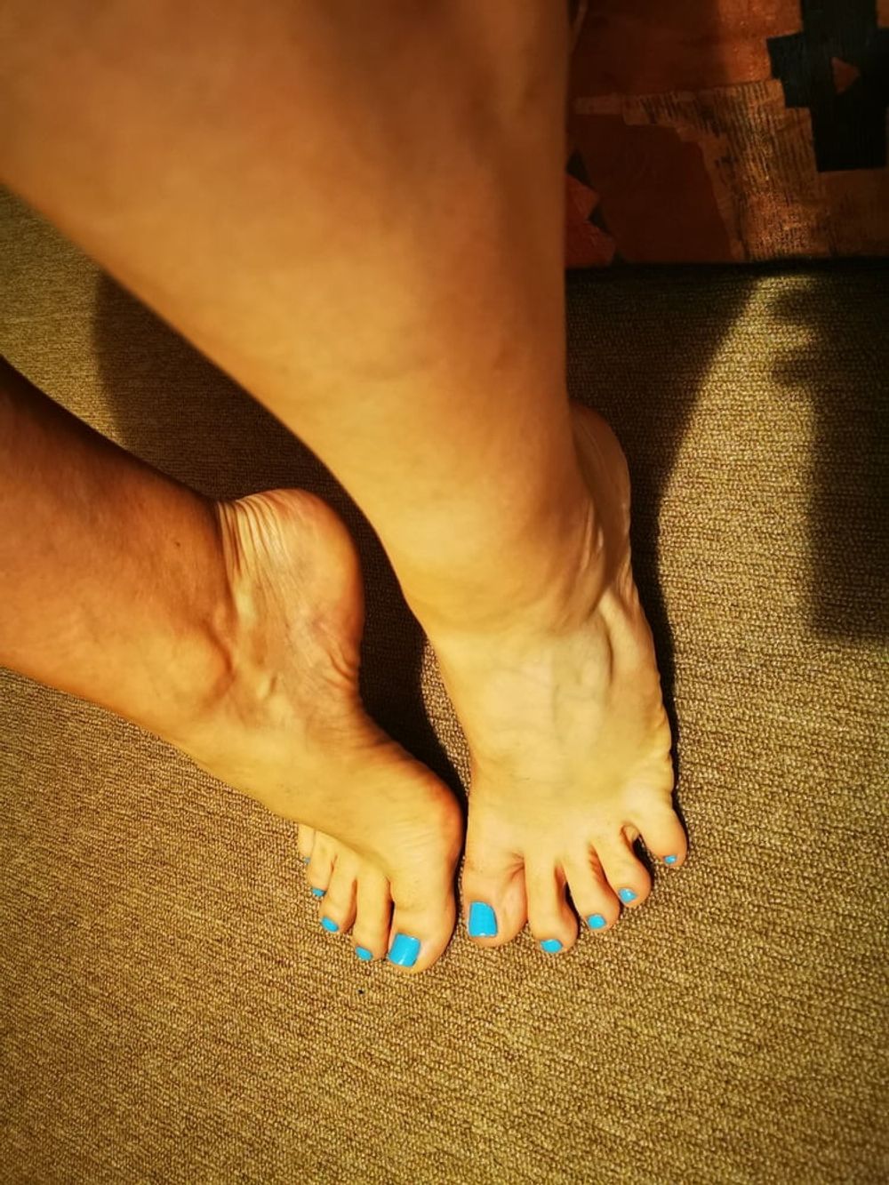 Turquoise Toenails #9