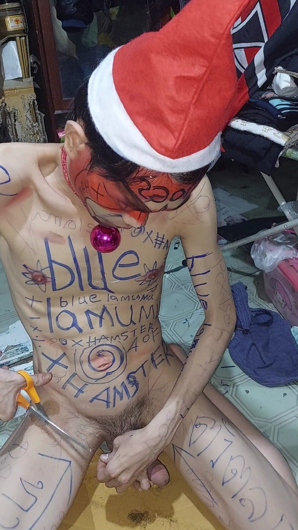 blue clown #26