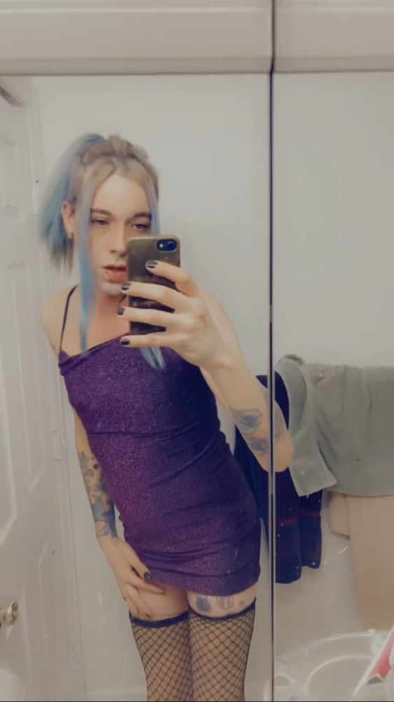 Hot Purple Minidress Slut #46