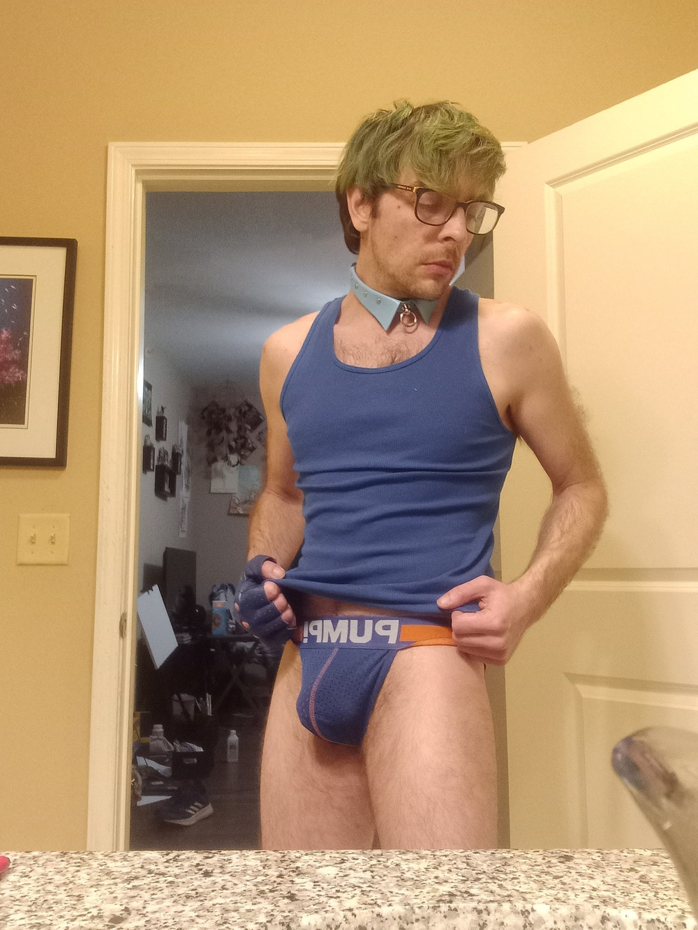 Puppers Showing off in underwear...again #7