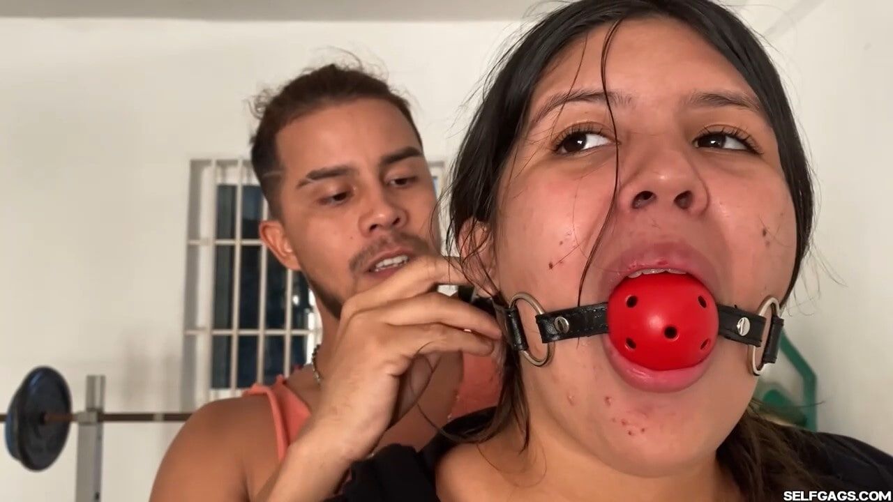 Bitchy Personal Trainer Turned BDSM Slave - Selfgags #9