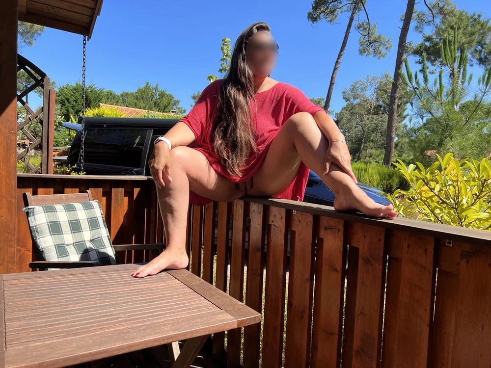 Shaved pussy at the cottage #31