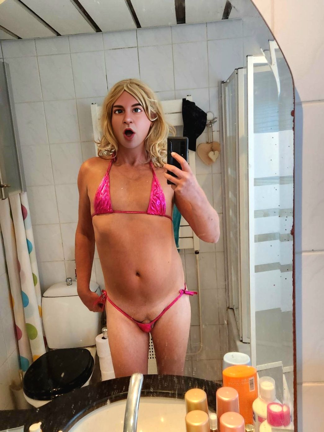 Dutch sissy crossdresser tgirl barbie FamkeJames 