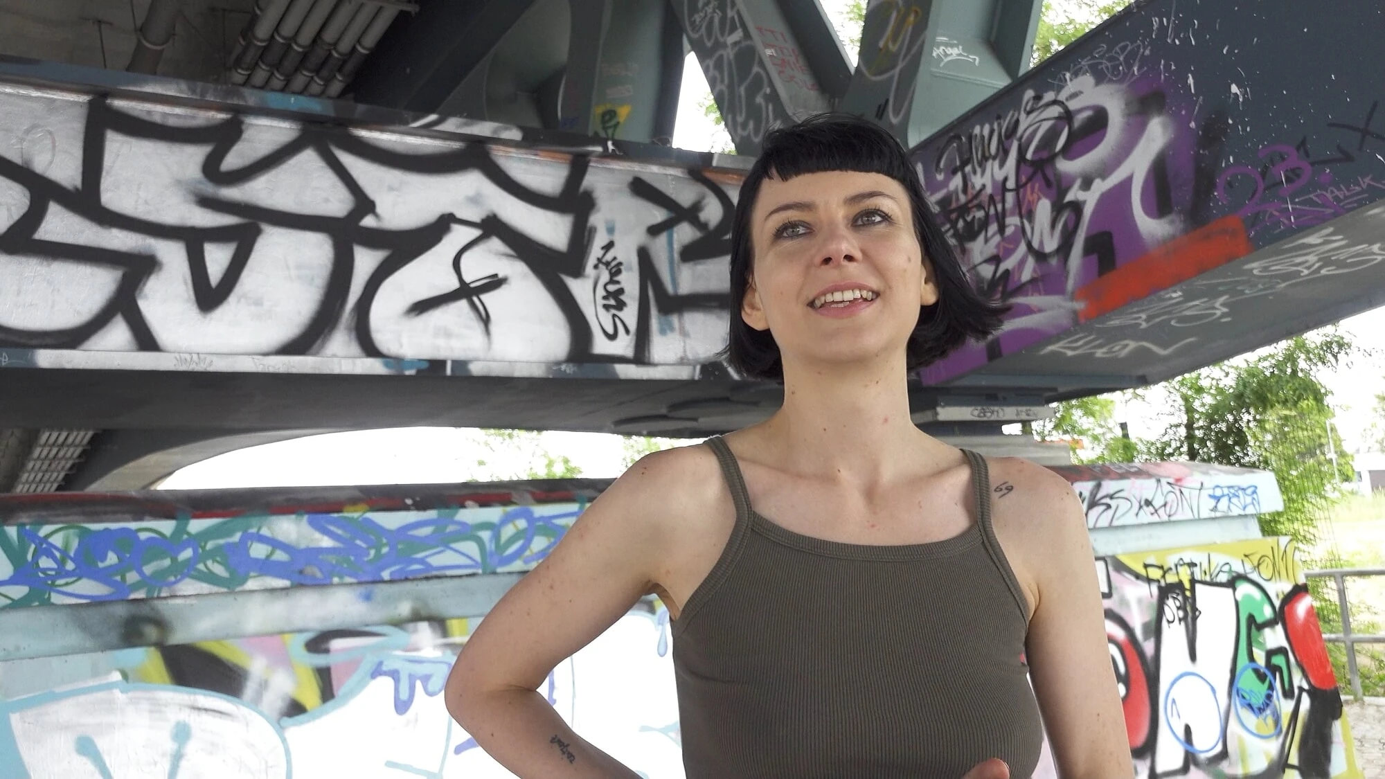 Skinny french Defline Dahlia at First Time Casting Fuck #37