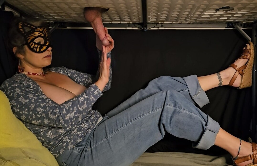 CUM SLUT Mommy loves big CUM load dumped on hands and TITS #42