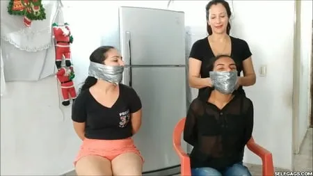 these girls wanted to be strongly gagged by milf selfgags         