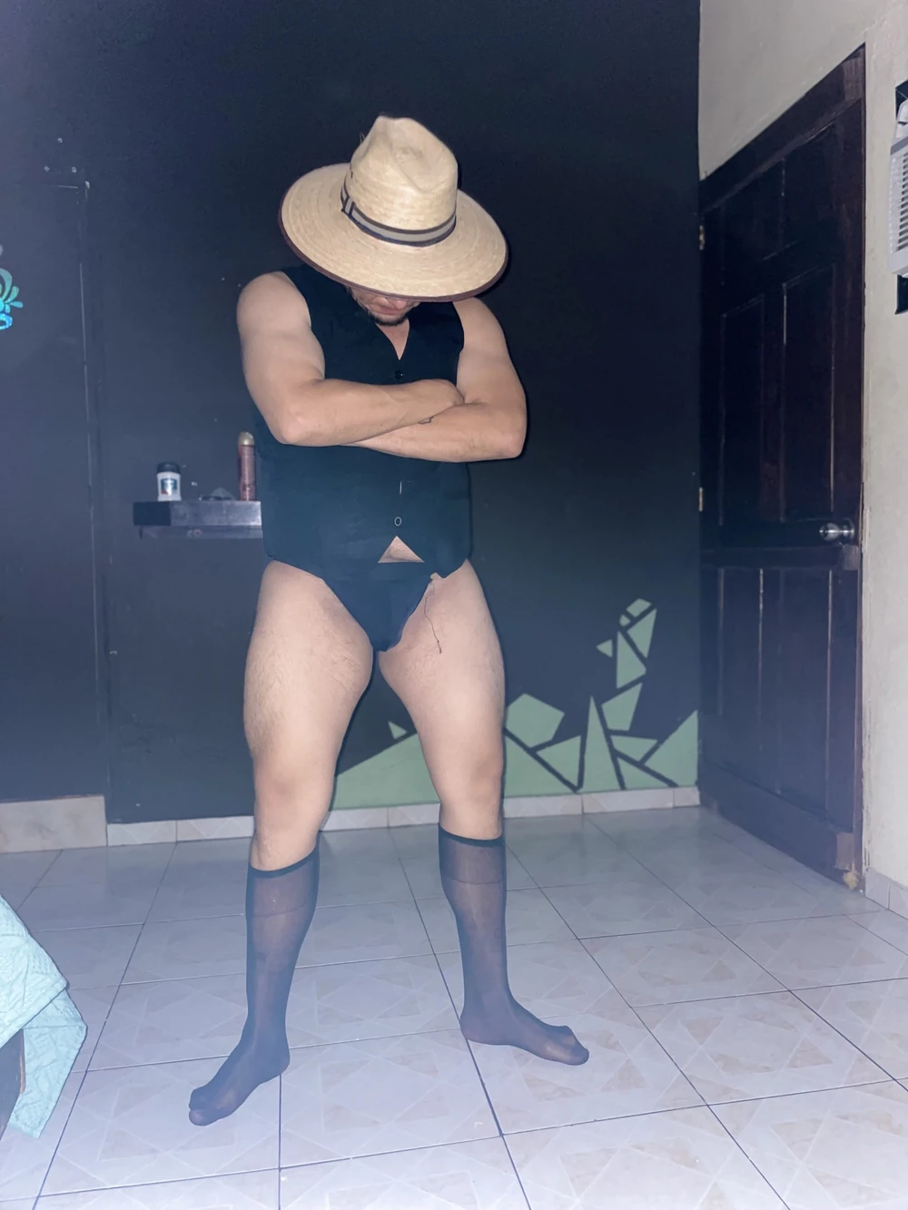 Cum Sheers Socks #4