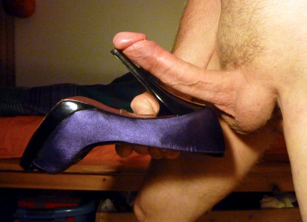 wife&#039;s purple Buffalo heels #29