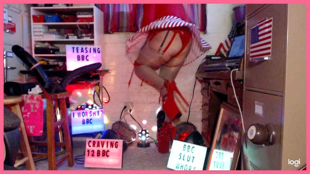 Red 10&quot; BBC SLUT platform stiletto heels to tease BB12&quot;NCs. #5