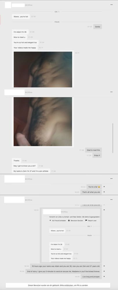 Geistige Nutten - Best of xhamster messages... 5