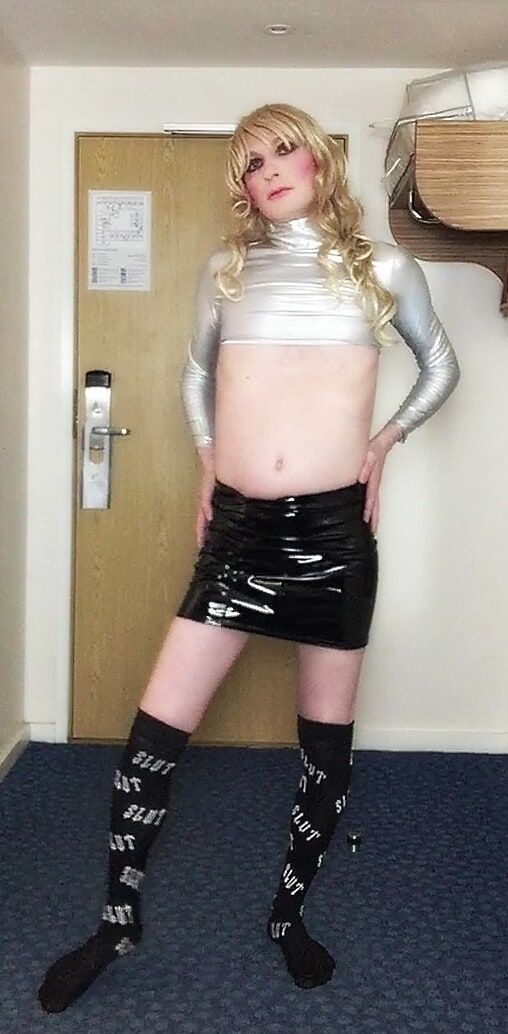 Black and silver sissy