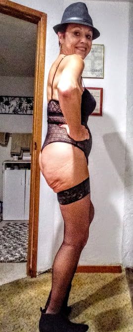 Black lace and Fishnets #13