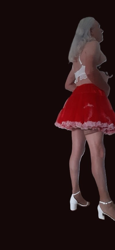 en rouge