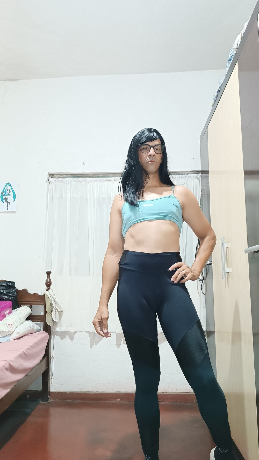 Sakura Nakamura Skinner Legging Gym  #35