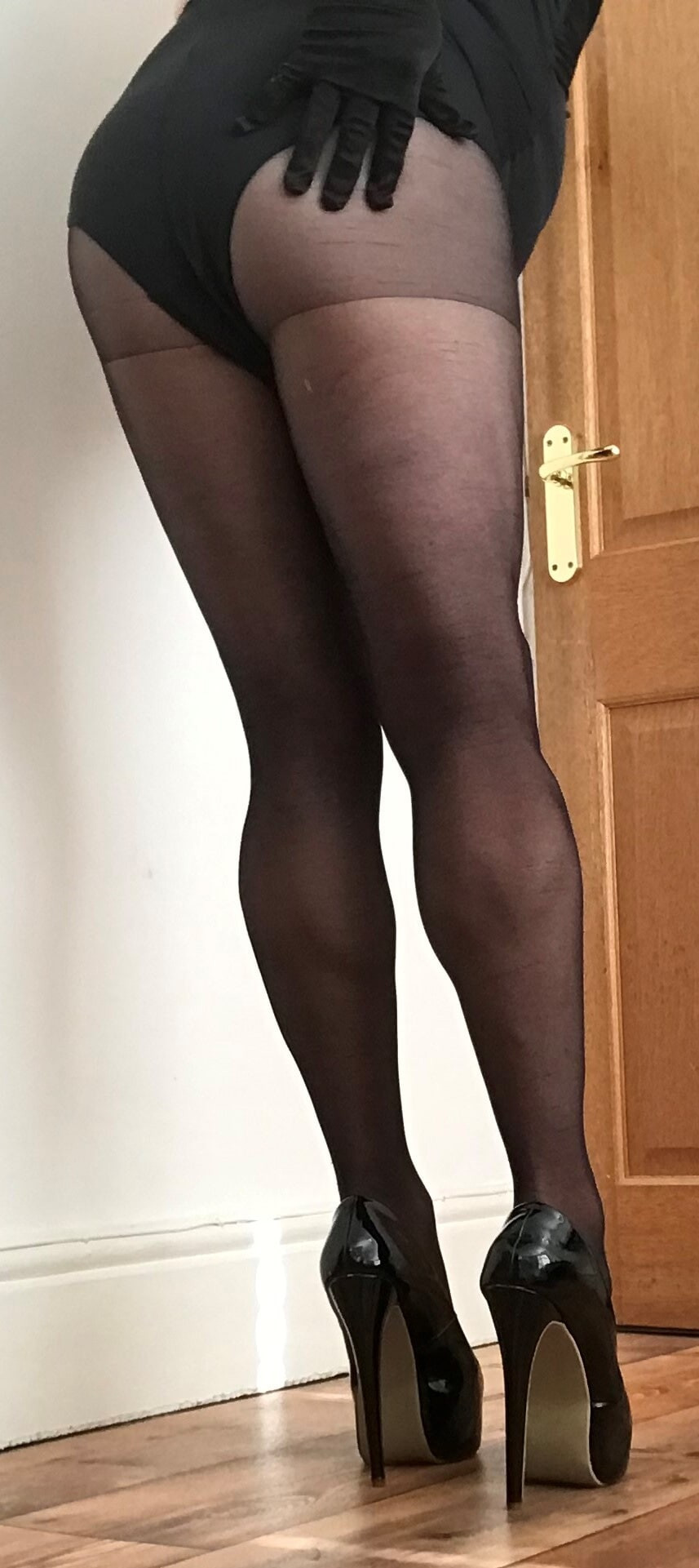 hot babe in black tights #19